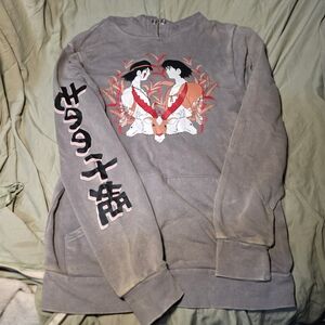 3/20$ Princess Mononoke Acid Wash Sweater